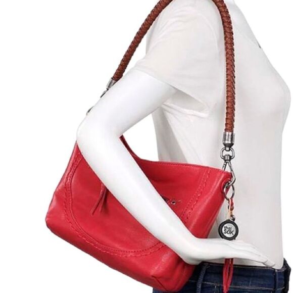 The Sak Bonfire Leather Sparkle Indio Demi Hobo Bag - Picture 15 of 16